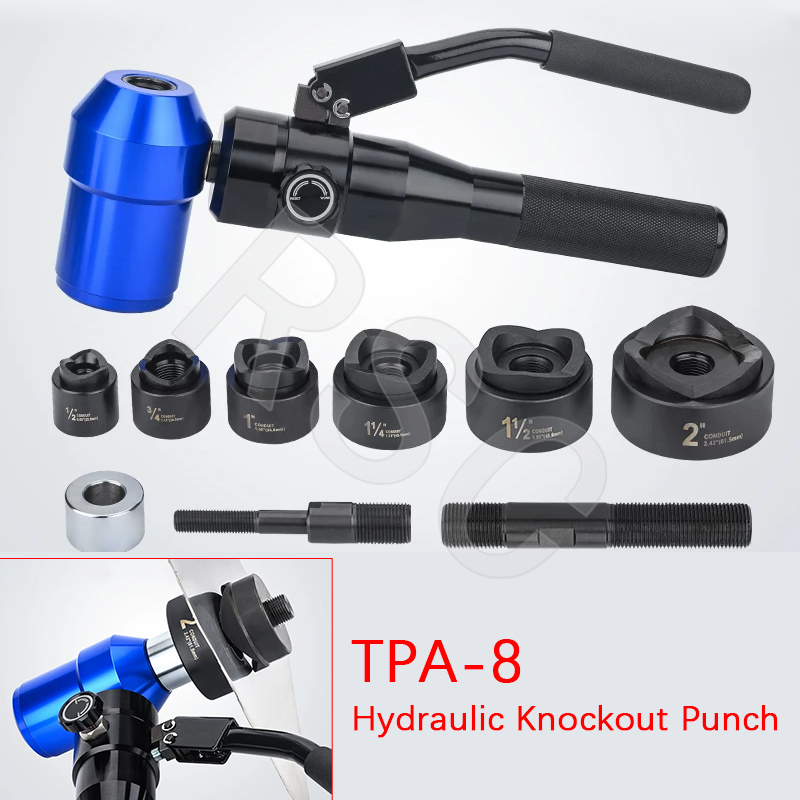 Hydraulic Knockout Punch Set - أداة ثقب هيدروليكية TPA-8 مقاس 22.5-61.5