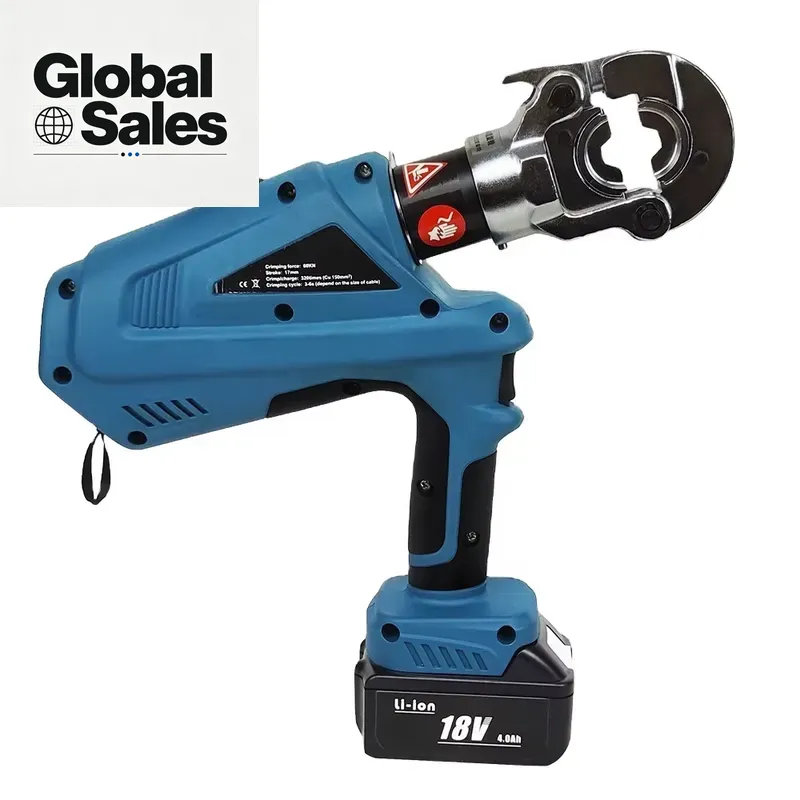 Electric Hydraulic Crimping Tool 300Mm2 - أداة ضغط هيدروليكية تعمل بالبطارية EZ-300