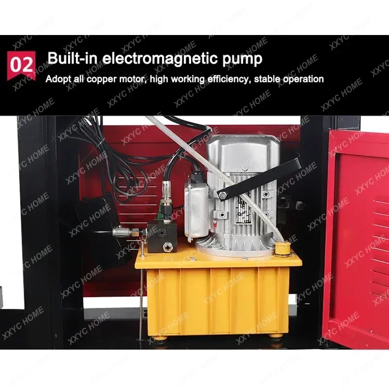 Hydraulic Busbar Punch Machine - ل DHY-200 3 في 1 آلة