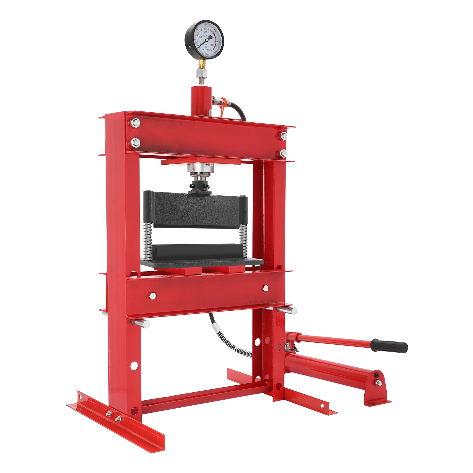 45 # ملحق مكبس فولاذي أسود مع  - مراجعة Manual Hydraulic Press 12 Ton وسعره