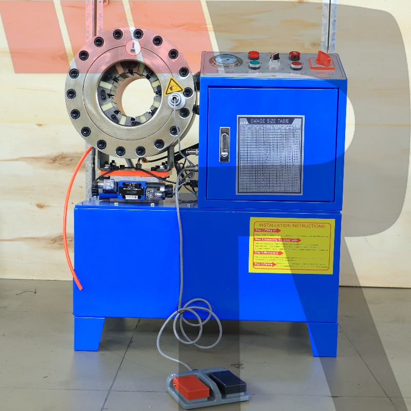 ماكينة ضغط هيدروليكية 4SP مقاس - مراجعة Hydraulic Hose Crimper 2 Inch وسعره