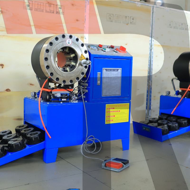 ماكينة ضغط هيدروليكية 4SP مقاس - مراجعة Hydraulic Hose Crimper 2 Inch وسعره
