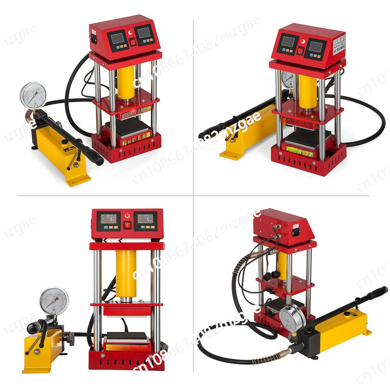 معدات ضغط حراري للراتنج مقاس 1 - مراجعة Manual Hydraulic Press 12 Ton وسعره