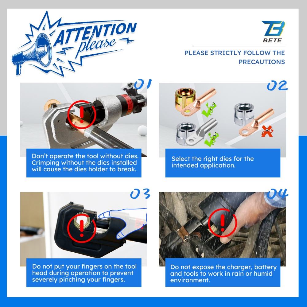 -12042 أداة كبس هيدروليكية يدو - مراجعة Hydraulic Crimping Tool 400Mm2 وسعره