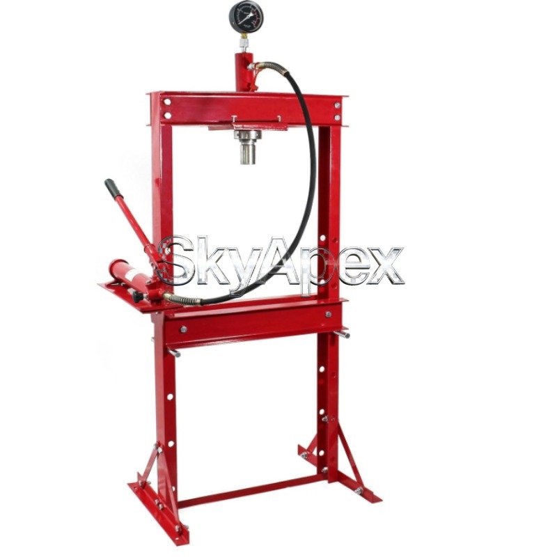 مكبس هيدروليكي صغير منفصل بقوة - مراجعة Hydraulic Press 20 Ton Shop Press وسعره