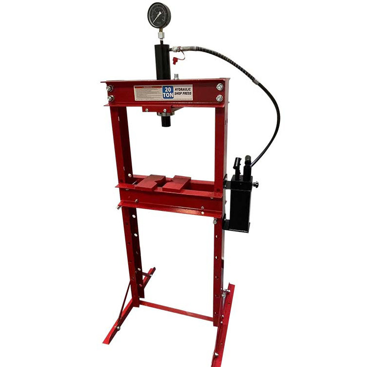 طقم إصلاح هيدروليكي محمول للسي - مراجعة Hydraulic Press 20 Ton Shop Press وسعره