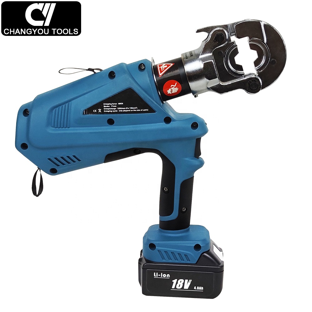 أداة كبس هيدروليكية للكابلات ت - مراجعة Electric Hydraulic Crimping Tool 300Mm2 وسعره