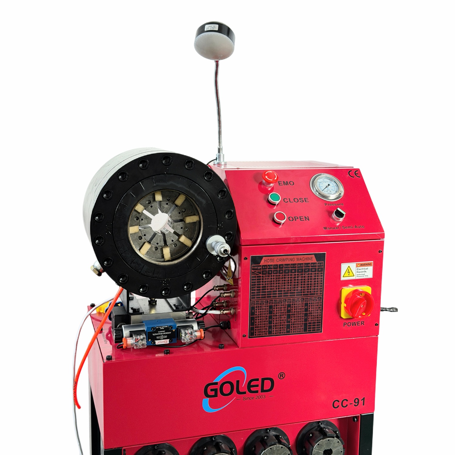 جهاز كبس خراطيم هيدروليكية أوت - مراجعة Hydraulic Hose Crimper 2 Inch وسعره