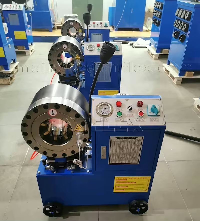 آلة كبس الخراطيم BNT68 عالية ا - مراجعة Hydraulic Hose Crimper 2 Inch وسعره
