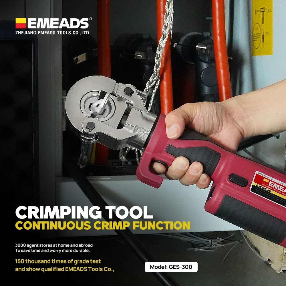 PZ-300 GES-300 2023 أدوات كبس  - مراجعة Hydraulic Crimping Tool 16-300Mm2 وسعره