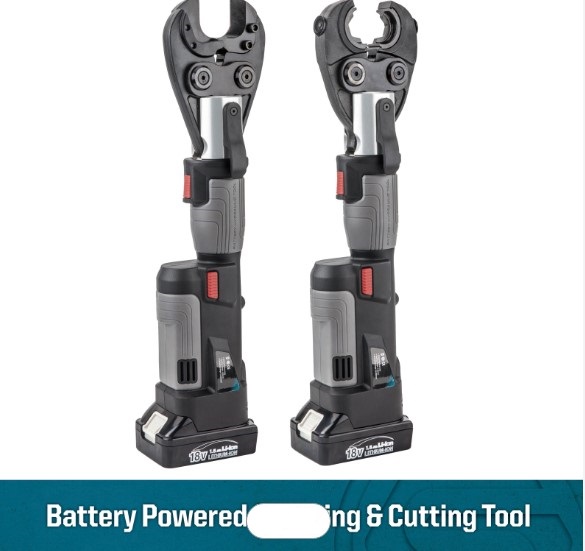 أداة تقطيع وتجعيد الكابلات اله - مراجعة Electric Hydraulic Crimping Tool 300Mm2 وسعره