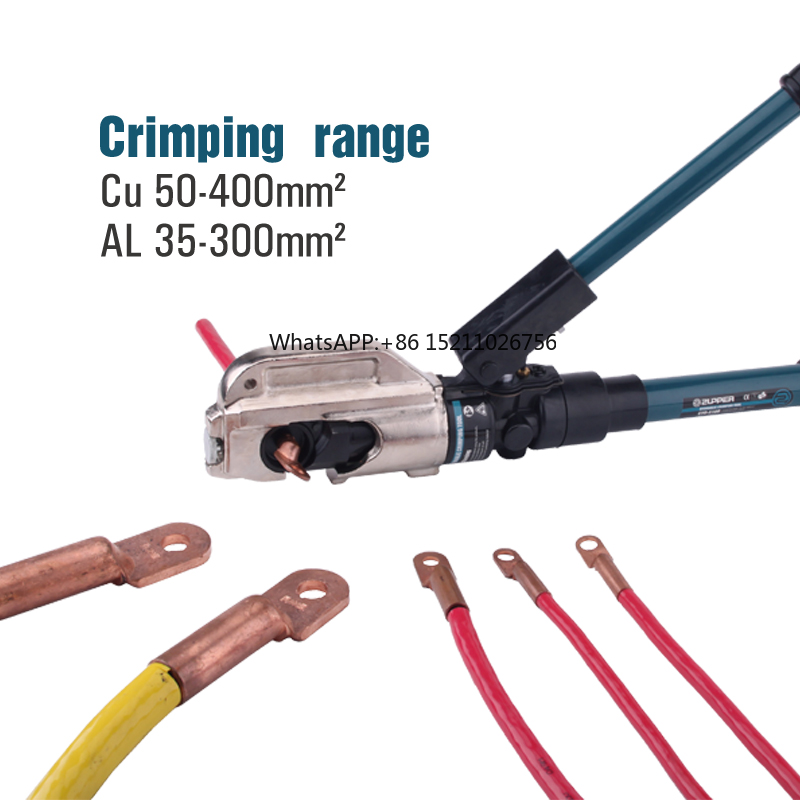 أداة ضغط أطراف الأسلاك ZUPPER  - مراجعة Hydraulic Crimping Tool 400Mm2 وسعره