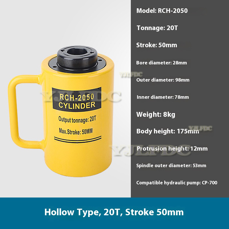 RCH-2050 جاك مكبس مجوف رام أسط - مراجعة Hydraulic Bearing Puller Set وسعره