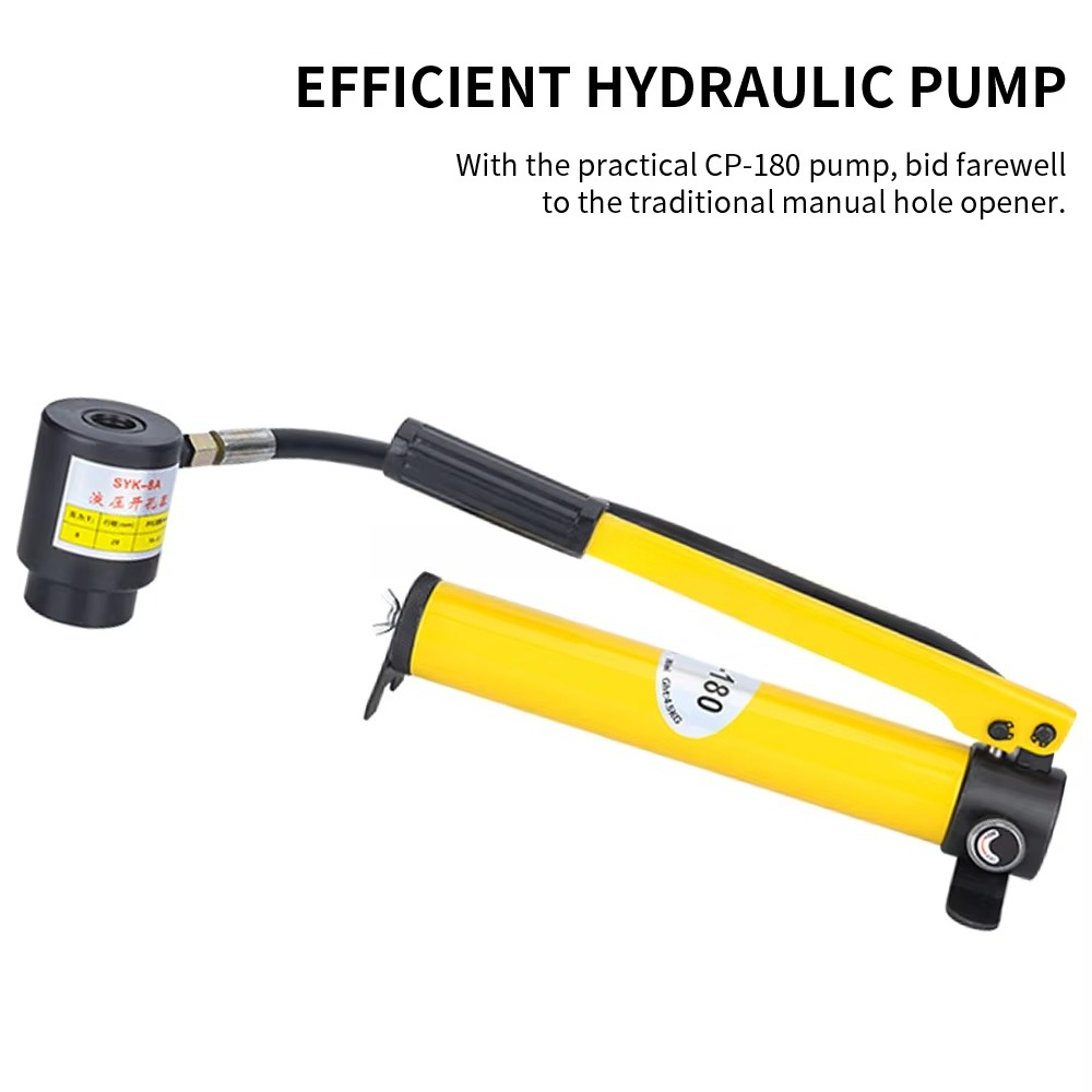 مجموعة أدوات ثقب الفولاذ المقا - مراجعة Hydraulic Knockout Punch Set وسعره