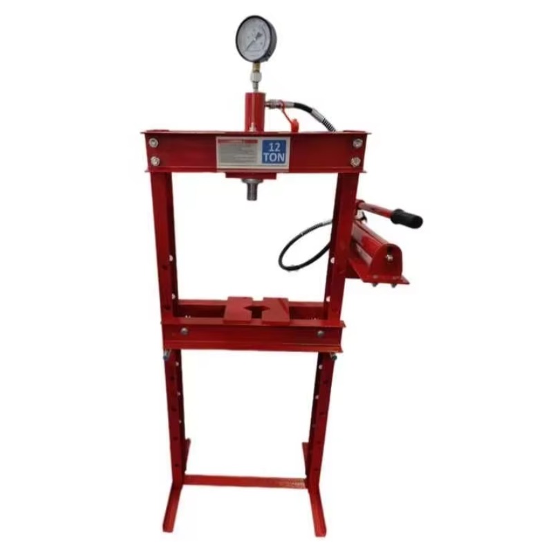 مكبس يدوي 12/20 طن مع أجهزة قي - مراجعة Manual Hydraulic Press 12 Ton وسعره