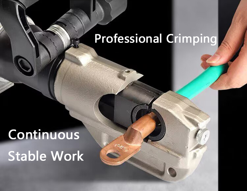 أداة كبس هيدروليكية كهربائية 2 - مراجعة Hydraulic Crimping Tool 400Mm2 وسعره