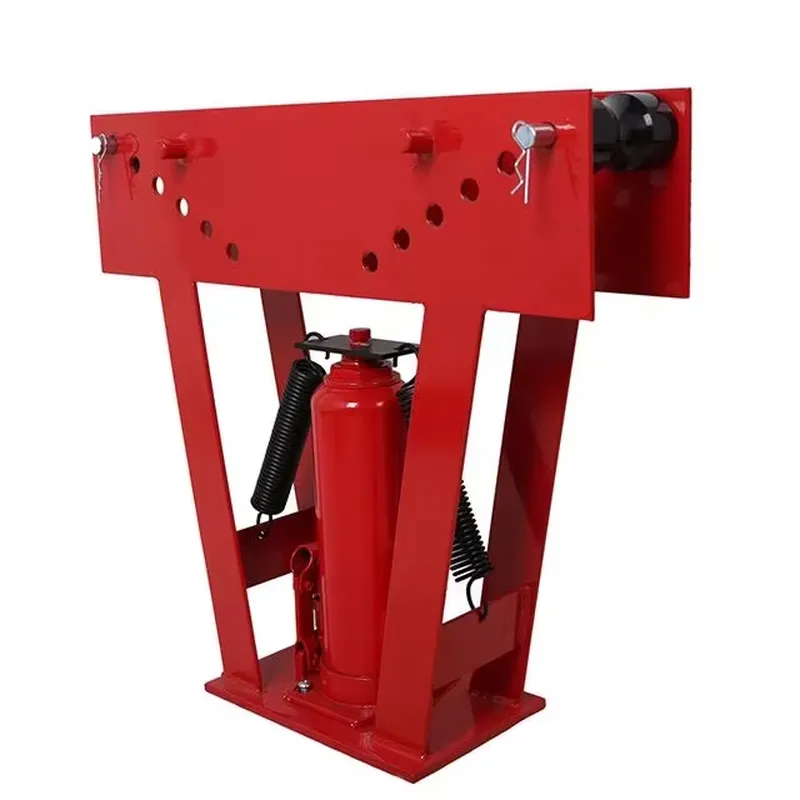 آلة ثني الأنابيب الصناعية بمقب - مراجعة Hydraulic Pipe Bender 12 Ton وسعره