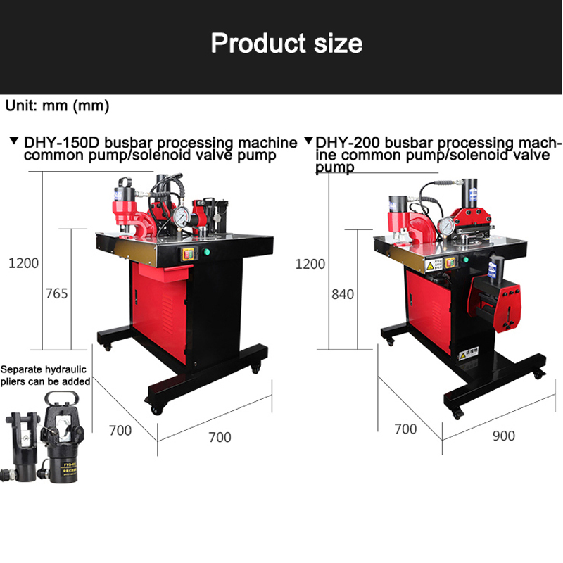 DHY-150D 3 في 1 آلة المعالجة ا - مراجعة Hydraulic Busbar Punch Machine وسعره